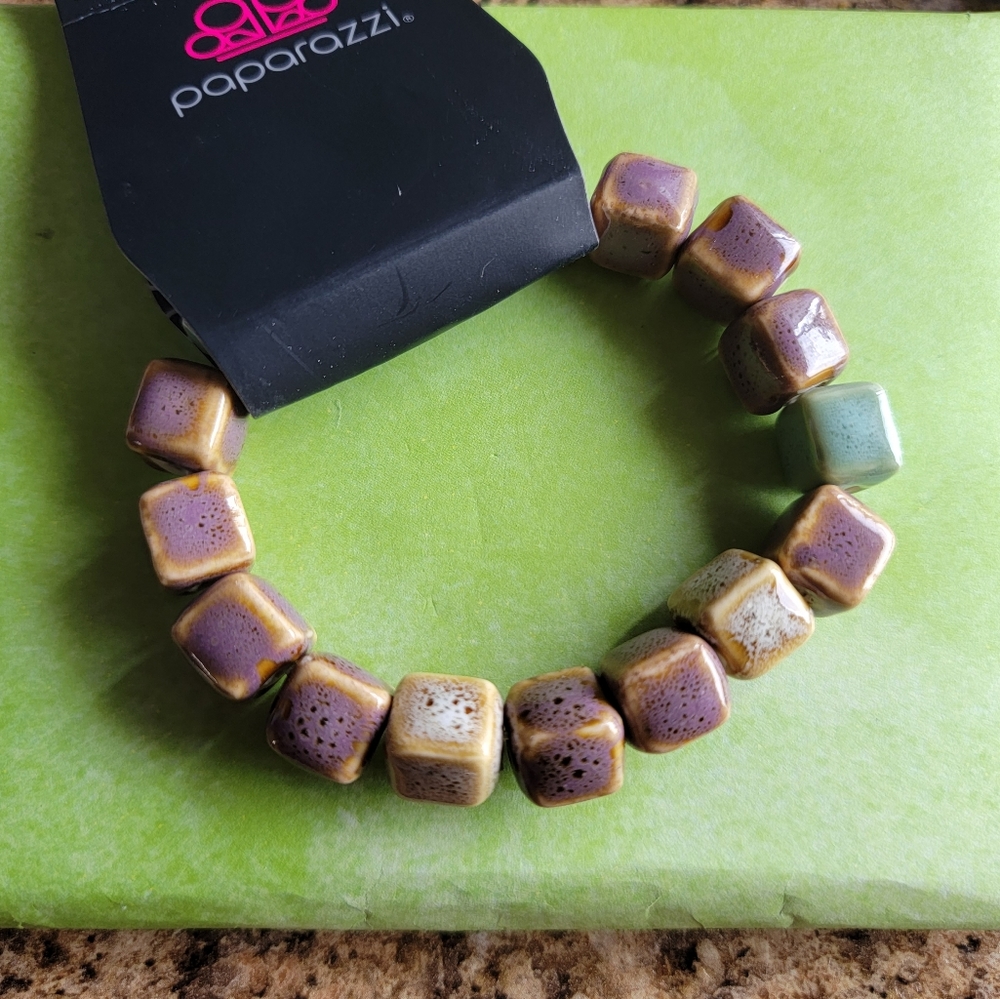 Paparazzi Multicolored Ceramic Stretch Bracelet